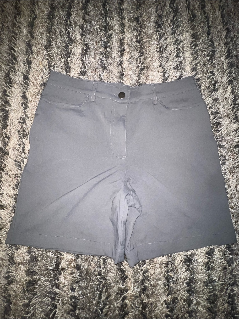Kids Gray Stretch Pull-On Shorts